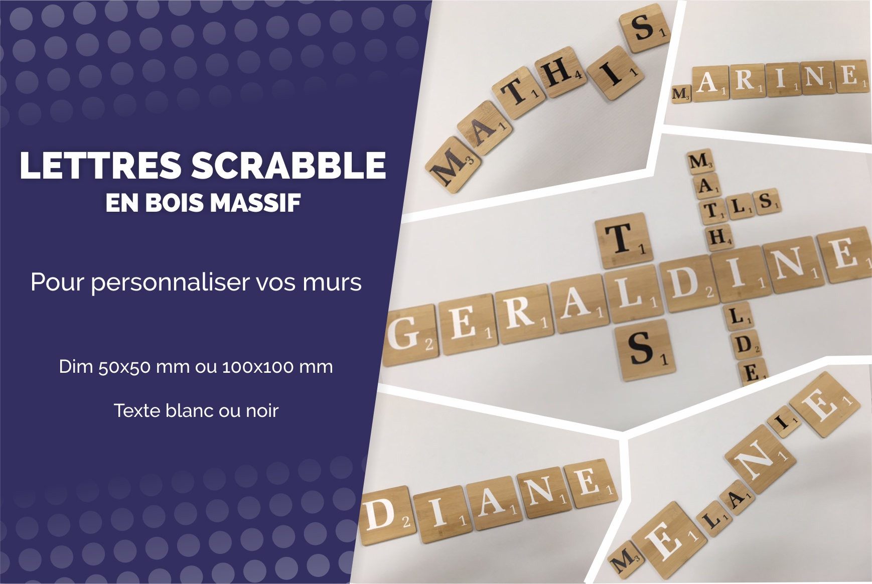 Lettres Scrabble